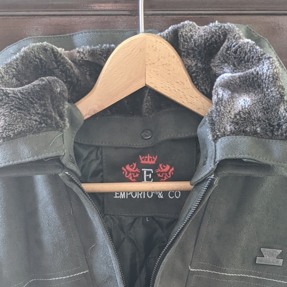 Emporio&Co Suede Full Zip Fashionista Jacket - Picture 11 of 11